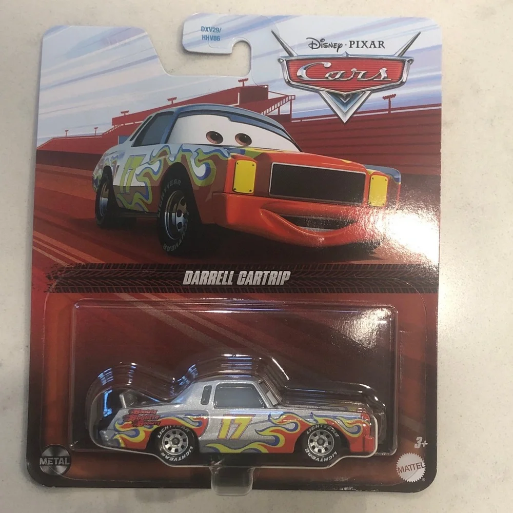 Mattel Disney Pixar Cars Darrell Cartrip Die-Cast Toy - Red and Silver